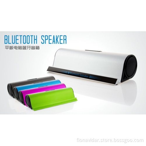 Stand holder bluetooth speaker with power bank inside